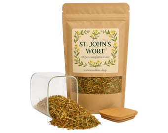 St. John's Wort Herb | Organic | Hypericum perforatum| Herbal | Loose | Herb | Fresh Harvested | Premium Quality
