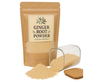 Ginger Root Powder | (Zingiber officinale)| Herbal | Loose | Herb | Fresh Harvested | Premium Quality