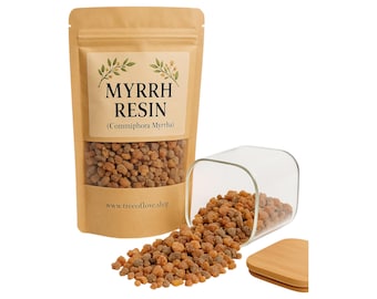 Myrrh Resin | Potent | Grade A ++ |  Commiphora Myrrha| Herbal | Loose | Herb | Fresh Harvested | Premium Quality