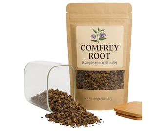 Comfrey Root |  Symphytum officinale| Herbal | Loose | Herb | Fresh Harvested | Premium Quality
