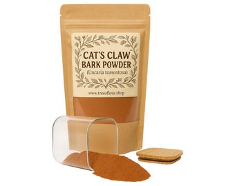 Cat's Claw Powder | Cat's Claw Bark Powder |  Uncaria Tomentosa| Herbal | Loose | Herb | Fresh Harvested | Premium Quality
