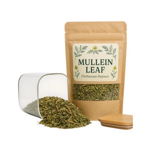 Mullein Tea | Mullein Leaf | Wildcrafted Organic | Verbascum thapsus| Herbal | Loose | Herb | Fresh Harvested | Premium Quality