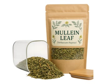 Mullein Tea | Mullein Leaf | Wildcrafted Organic | Verbascum thapsus| Herbal | Loose | Herb | Fresh Harvested | Premium Quality