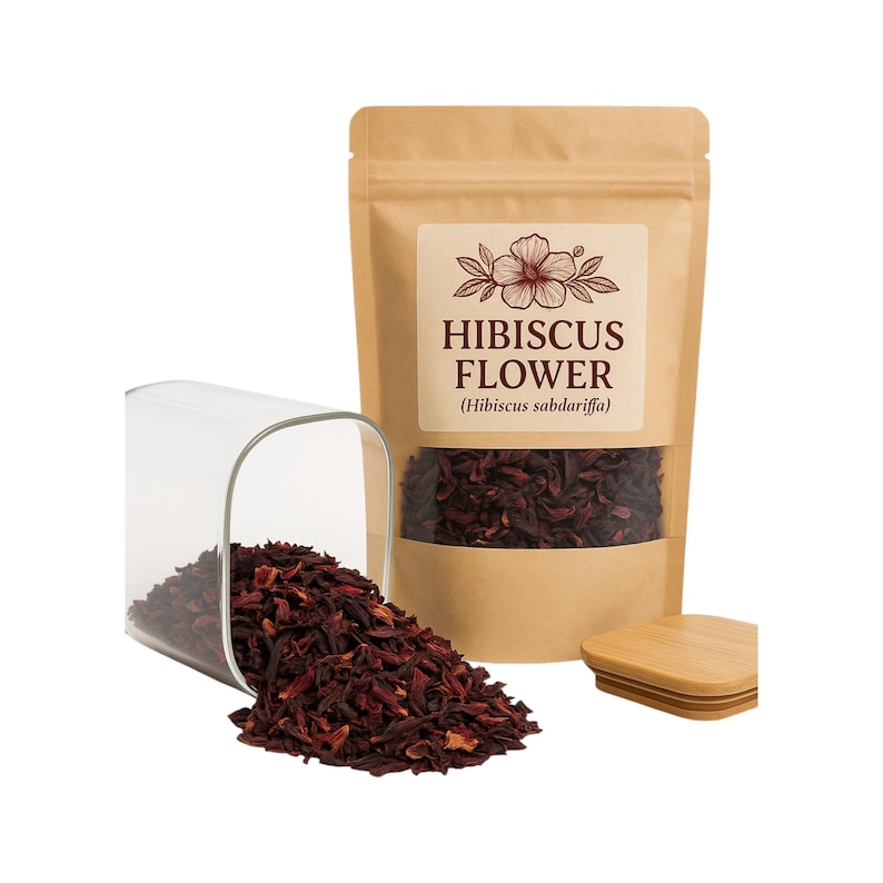 Hibiscus Tea | Hibiscus Flower | Hibiscus sabdariffa| Herbal | Loose | Herb | Fresh Harvested | Premium Quality image 1