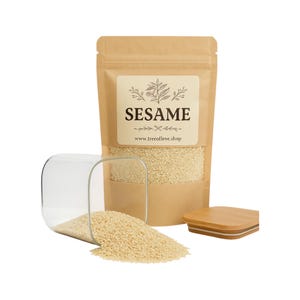 Sesame Seed | Sesame Seed | Seasame Seeds | Whole (Sesamum indicum) | White Sesame Cullinary Herb | Sesame Seed Seasoning |Herb