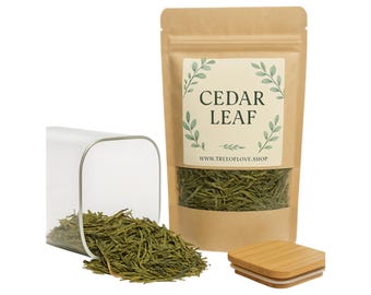 CEDAR LEAF | Thuja Leaf |  Dried | Wild harvested| Herbal | Loose | Herb | Fresh Harvested | Premium Quality