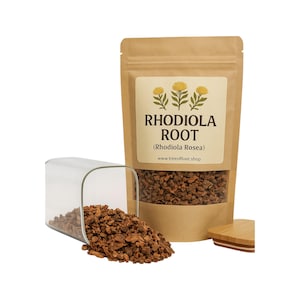 Rhodiola Wurzel | Rosenwurz | RHODIOLA ROSEA Wurzel | Goldene Wurzel| Pflanzlich | Locker | Kraut | Frisch Geerntet | Premium-Qualität