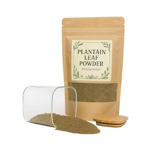 Plantain Leaf Powder | Plantago Major| Herbal | Loose | Herb | Fresh Harvested | Premium Quality