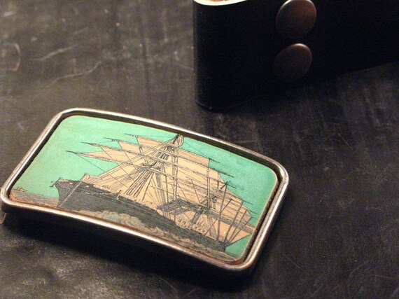 Fibbia Per Cintura In Ottone Militare Originale 2¼" 2 Pezzi - Foto 2