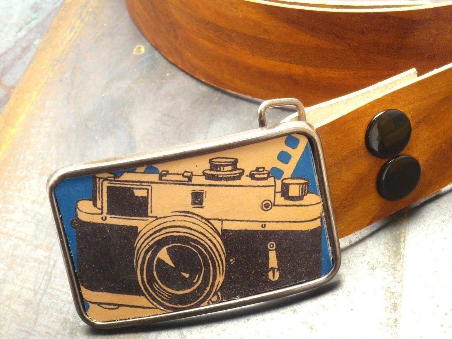 Vintage Camera Belt Buckle - Etsy