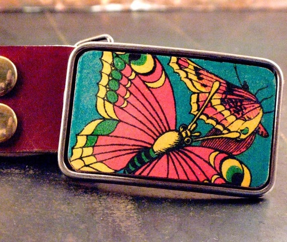 The Super Fly Butterfly Belt Buckle - Etsy display picture 1