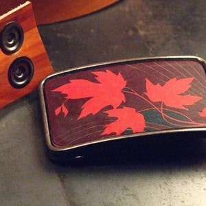 Maple leaf belt buckle image 2