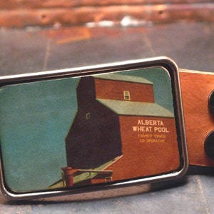 Prairie belt buckle // wheatpool / canada