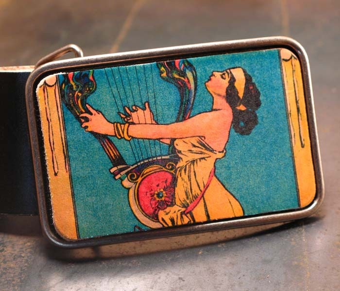 Art Deco Belt Bucklethe Sound of Music Leather Belt Buckle Etsy
