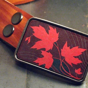 Maple leaf belt buckle image 1