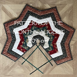 Grisedale Patchwork Tree Skirt & Table Center Pattern: Foundation Paper Piecing (PDF Pattern