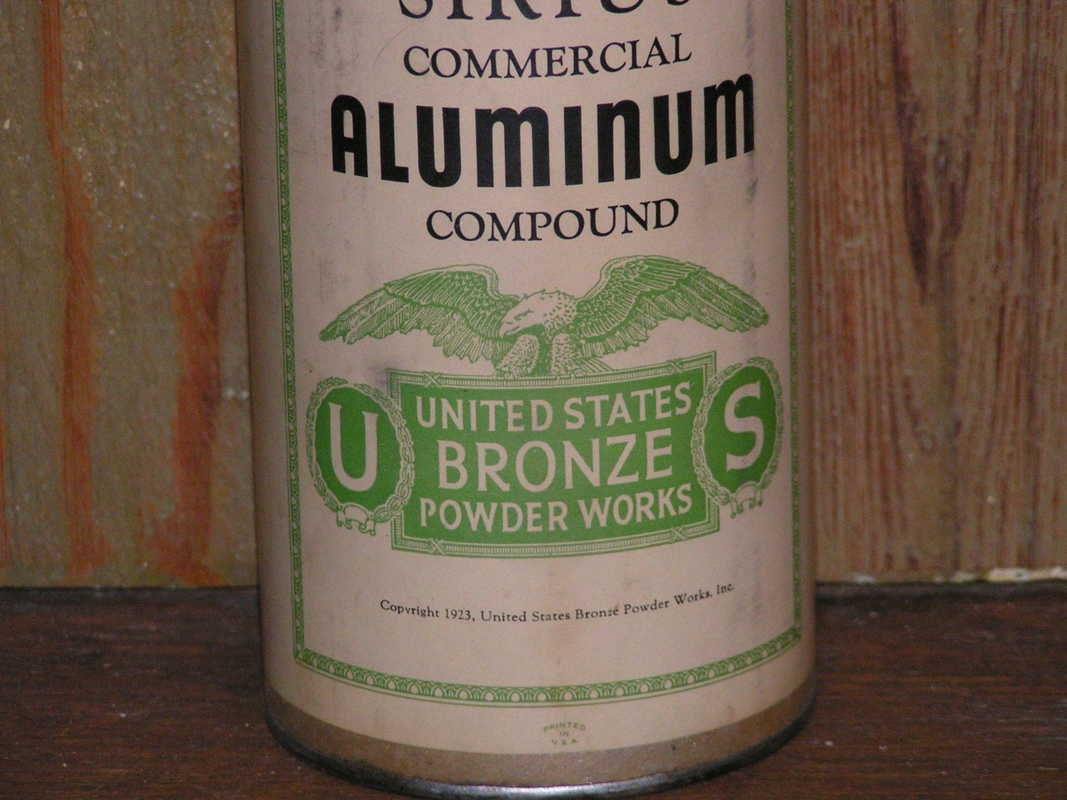 Antique United States Bronze Powder Works Aluminum Compound Etsy