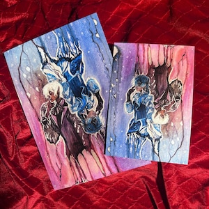 Vanitas & Noe Archiviste (Vanoe)- Prints and stickers of Oil Pastel Drawing / Watercolour and original
