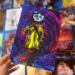 Coraline - Print of Ink Illustration