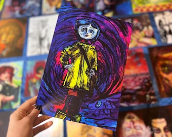 Coraline - Print of Ink Illustration