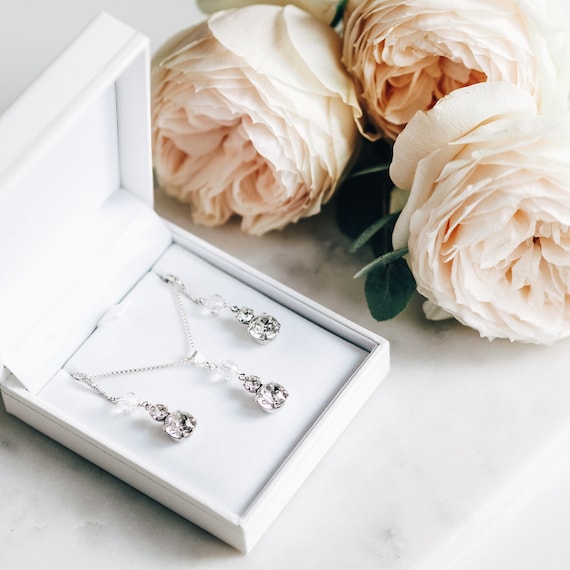 Bridal Pendant Necklace Pearl Necklace Wedding Jewellery Sterling