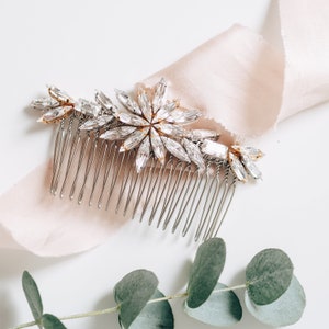 Star Hair Comb Starburst Headpiece Wedding Hair Comb Bridal Star haircomb image 3