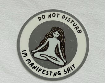 Manifesting Vinyl Sticker