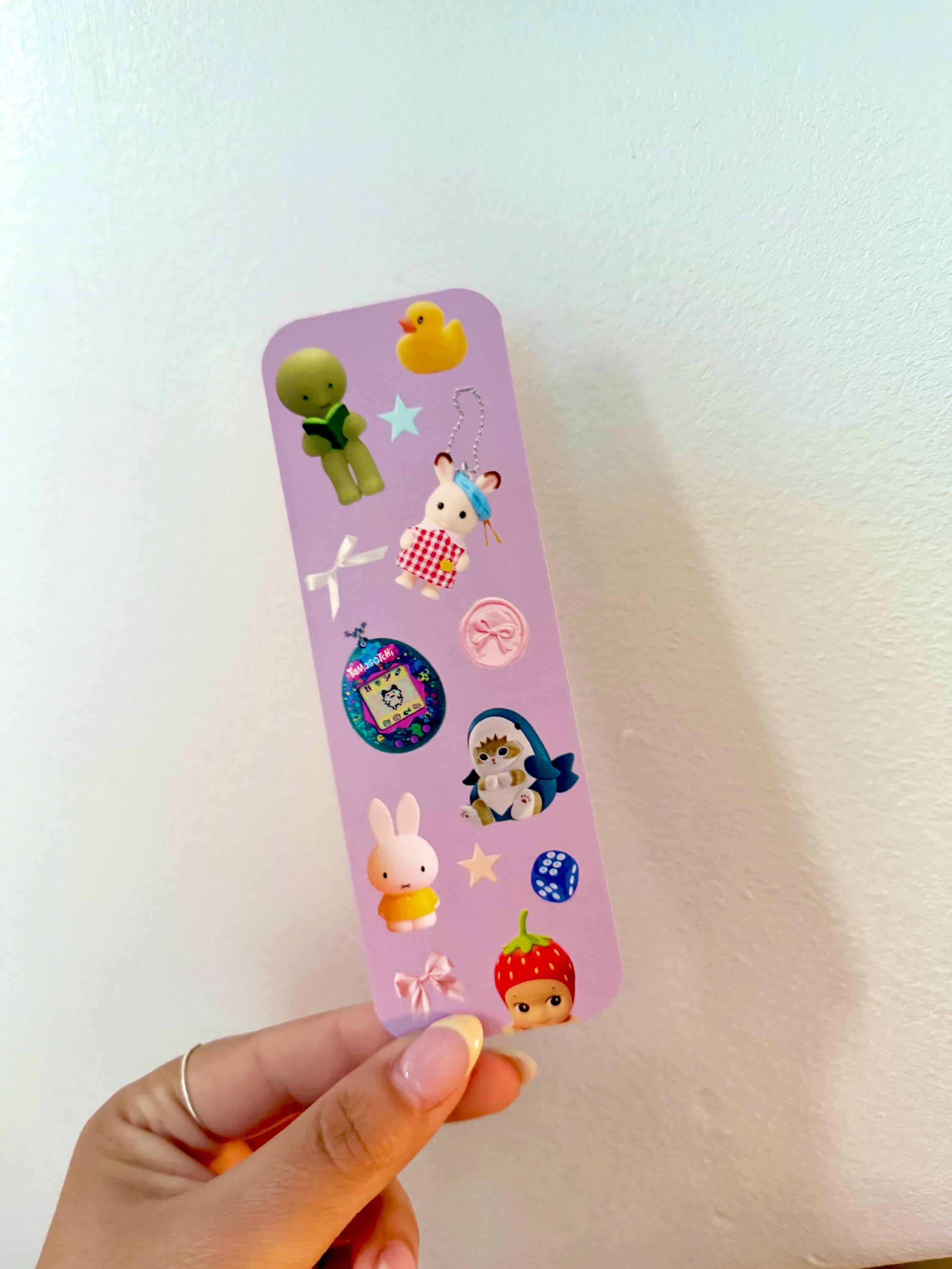 Girly Junk Journal Bookmark Set: Kawaii Coquette Trinkets - Etsy