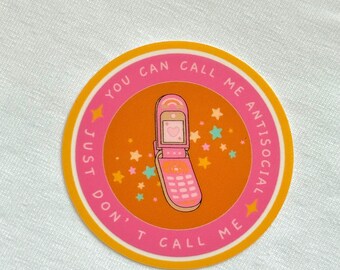 Antisocial Sticker, Introvert Sticker