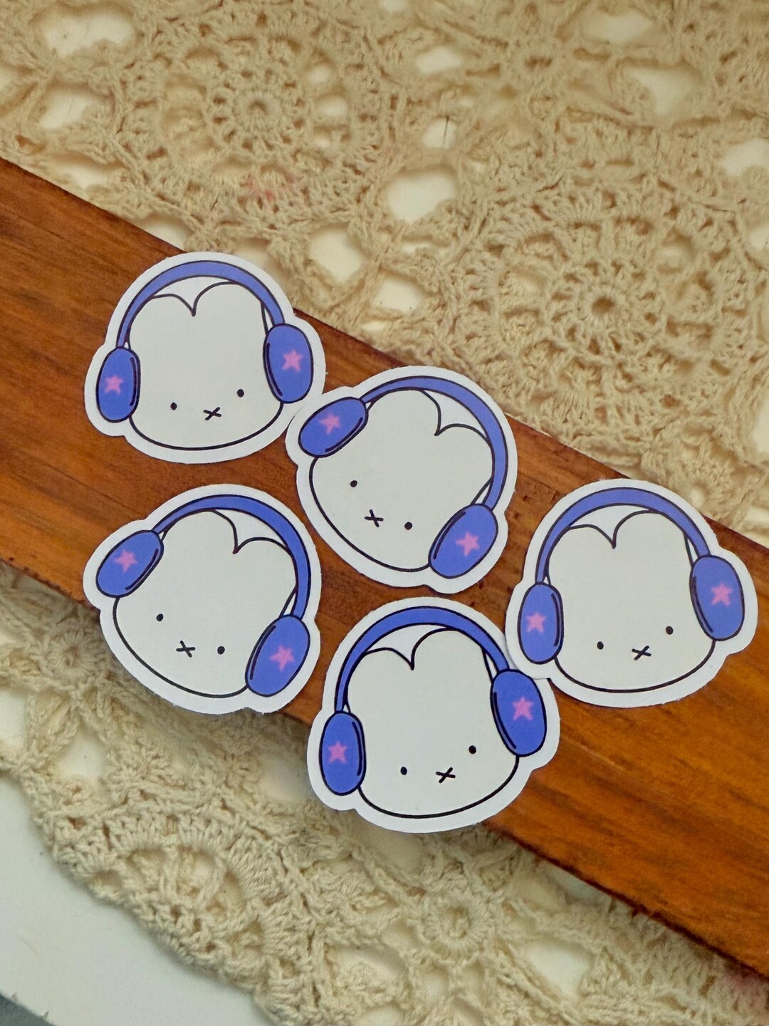 Miffy Rabbit Sticker Bunny Sticker, Miffy Inspired Vinyl Sticker - Etsy