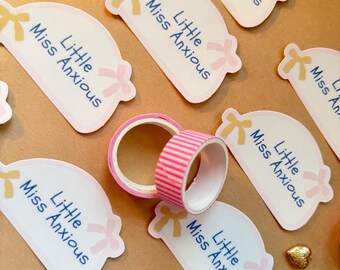 Little Miss Anxious Sticker: Waterproof Vinyl Decal