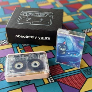 Custom Mixtape Cassette Walkman: Retro Music Player Gift