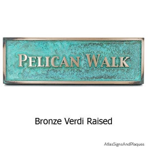 Personalized Historic Sign, Name Plaque, Or Short Phrase Will Work Too 12W x 4H larger sizes available image 1