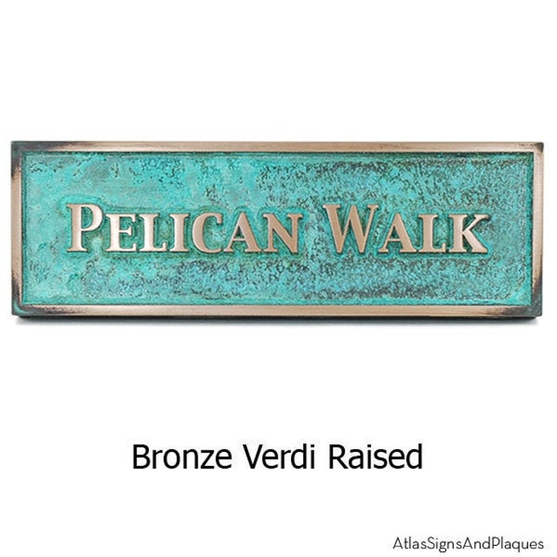 Personalized Historic Sign, Name Plaque, Or Short Phrase Will Work Too 12W x 4H larger sizes available image 1