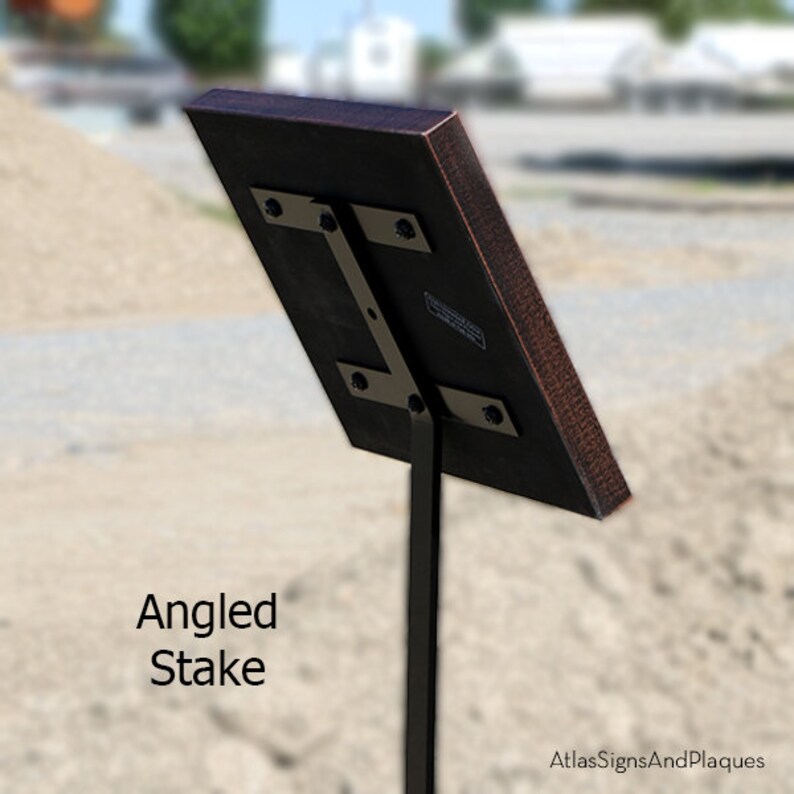 TWO 2 48 inch ground stakes for 1 one sign Select this Etsy