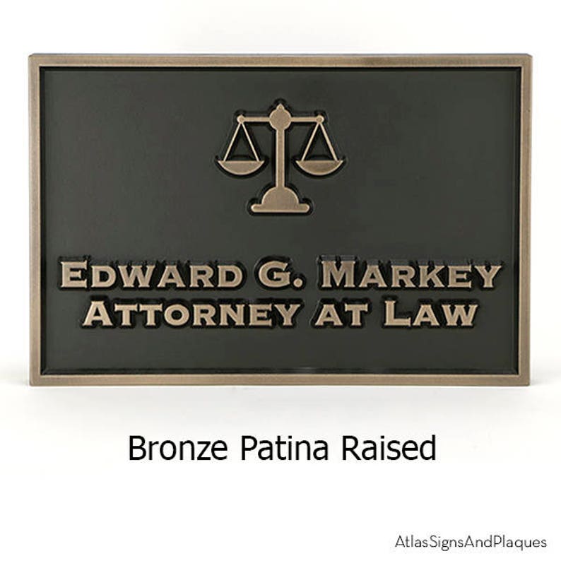 Attorney At Law Sign Lawyer Professional Business Owner Sign Etsy