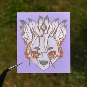 Genius Robot Sticker / Anime / Manga / Sketchbook / Mecha / Portrait