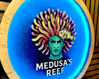 RGB LED Wooden 3D Business Sign: Custom Logo, Battery or Mains Powered