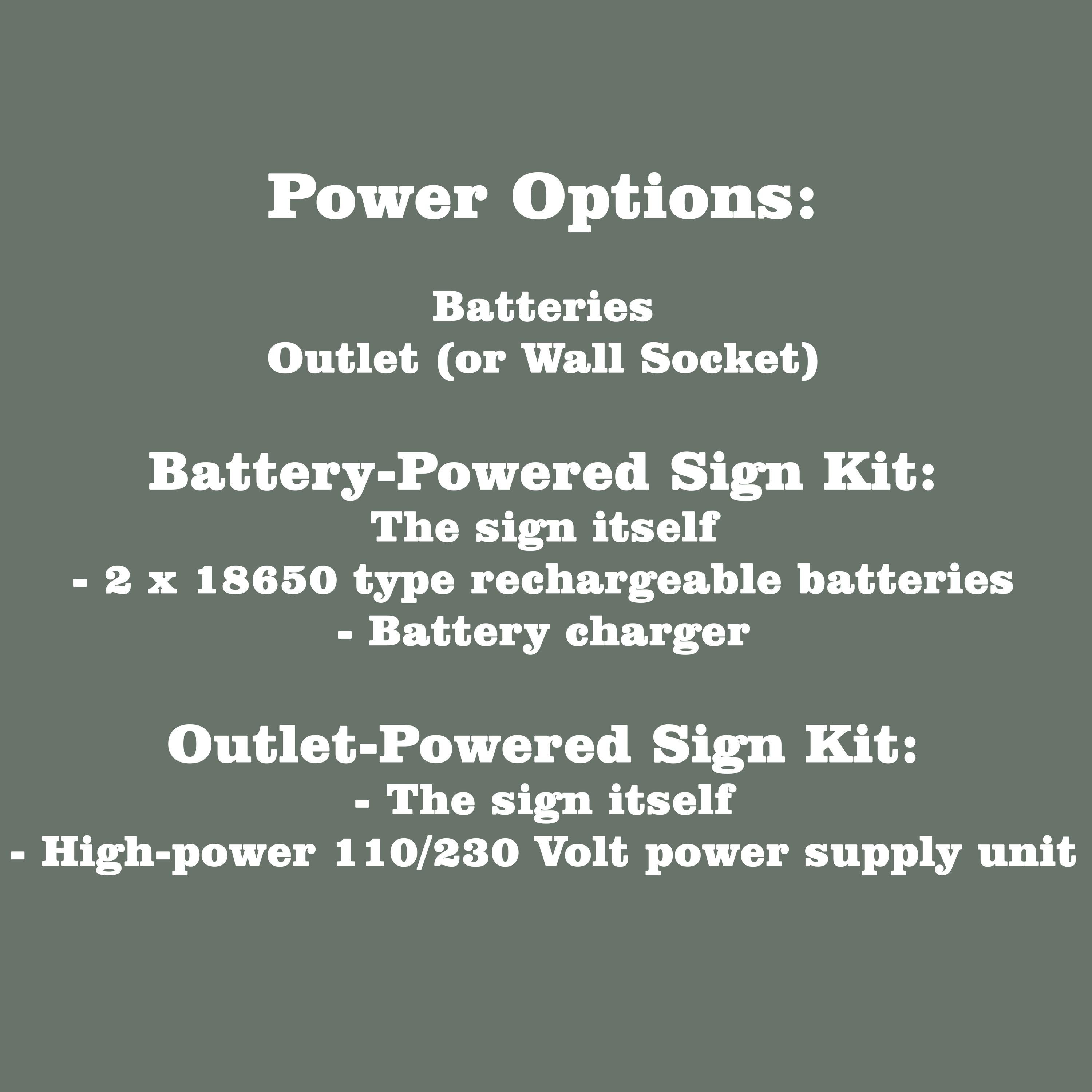 Custom 3D Wooden LED Sign | Battery Powered Logo | Battery Powered Sign ...