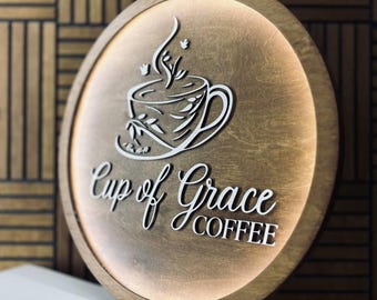Wooden Sign with LED Lighting Battery-Powered or Plug-in | Custom Wooden 3D Sign | Custom LED Sign