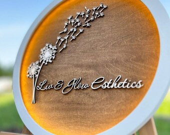 Corporate Christmas Gift | Personalized LED Gift | Christmas Gift | Wooden Gift Sign