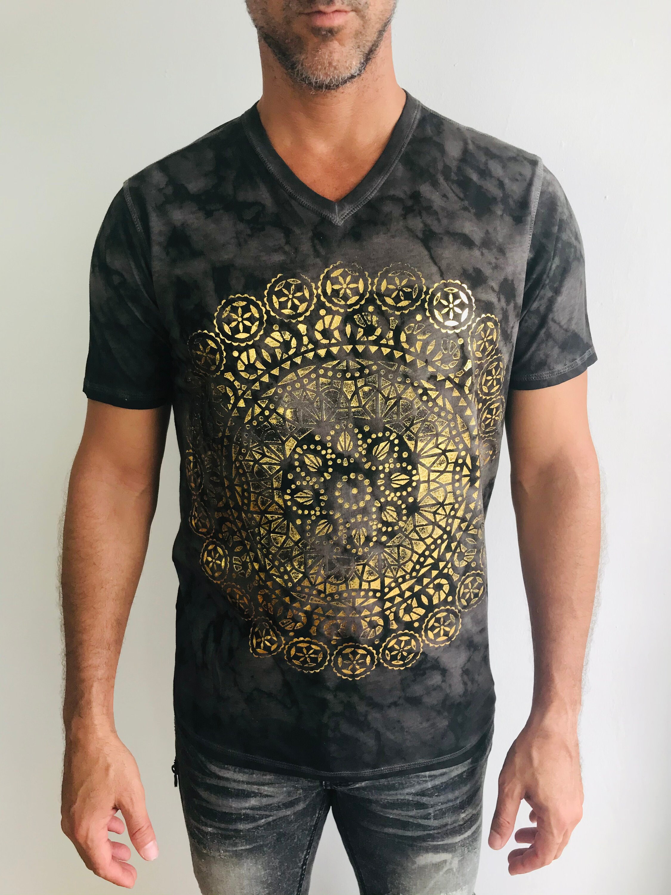 foil print tops