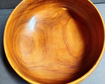 Unikat Polish Pottery Bowl 13” Signed T Liana Ceramika Artystyczna