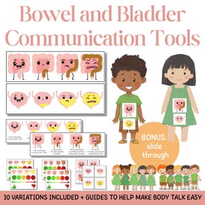 Kids Bowel and Bladder Communication Tool | Feelings Chart | Potty Training Aid | Special Needs | Toileting Resource | Visual Poo Wee