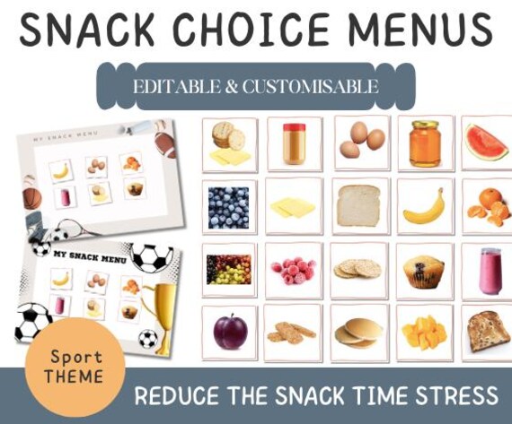 Snack Time Visual Card