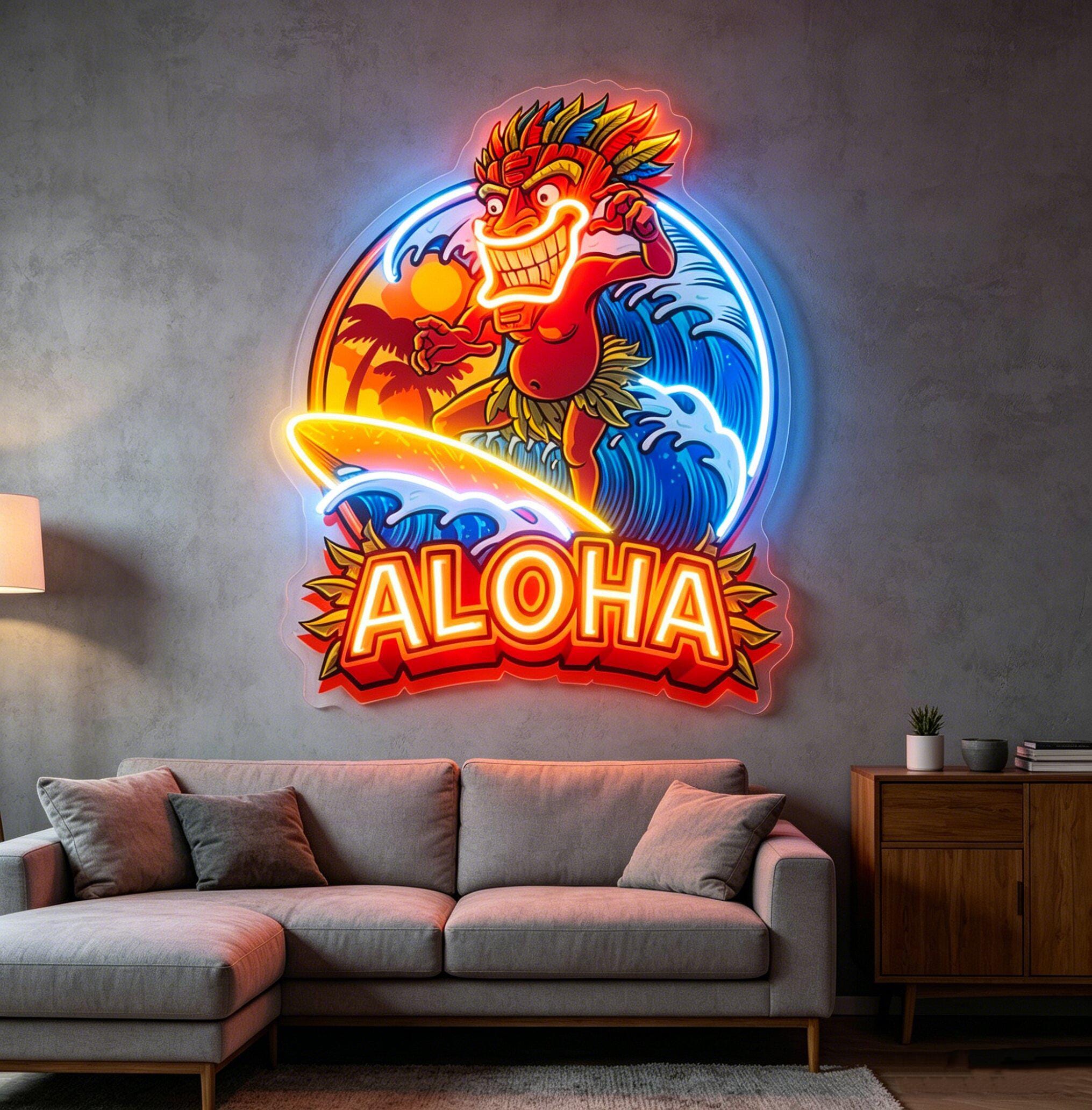 Hawaii neon sign - Etsy 日本