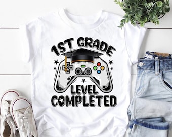 Maglietta Gamer di prima elementare per il ritorno a scuola, maglietta Gamer di prima elementare Maglietta per ragazzi per il ritorno a scuola, maglietta di prima elementare, maglietta Gamer di prima elementare, maglietta di prima elementare