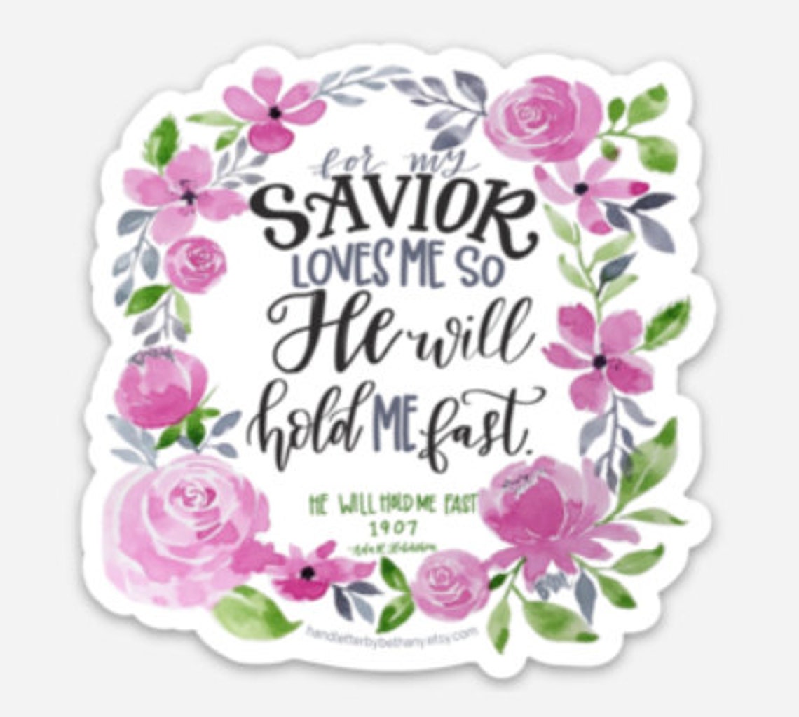 Christian vinyl stickers set of 3 hymn stickers / laptop Etsy