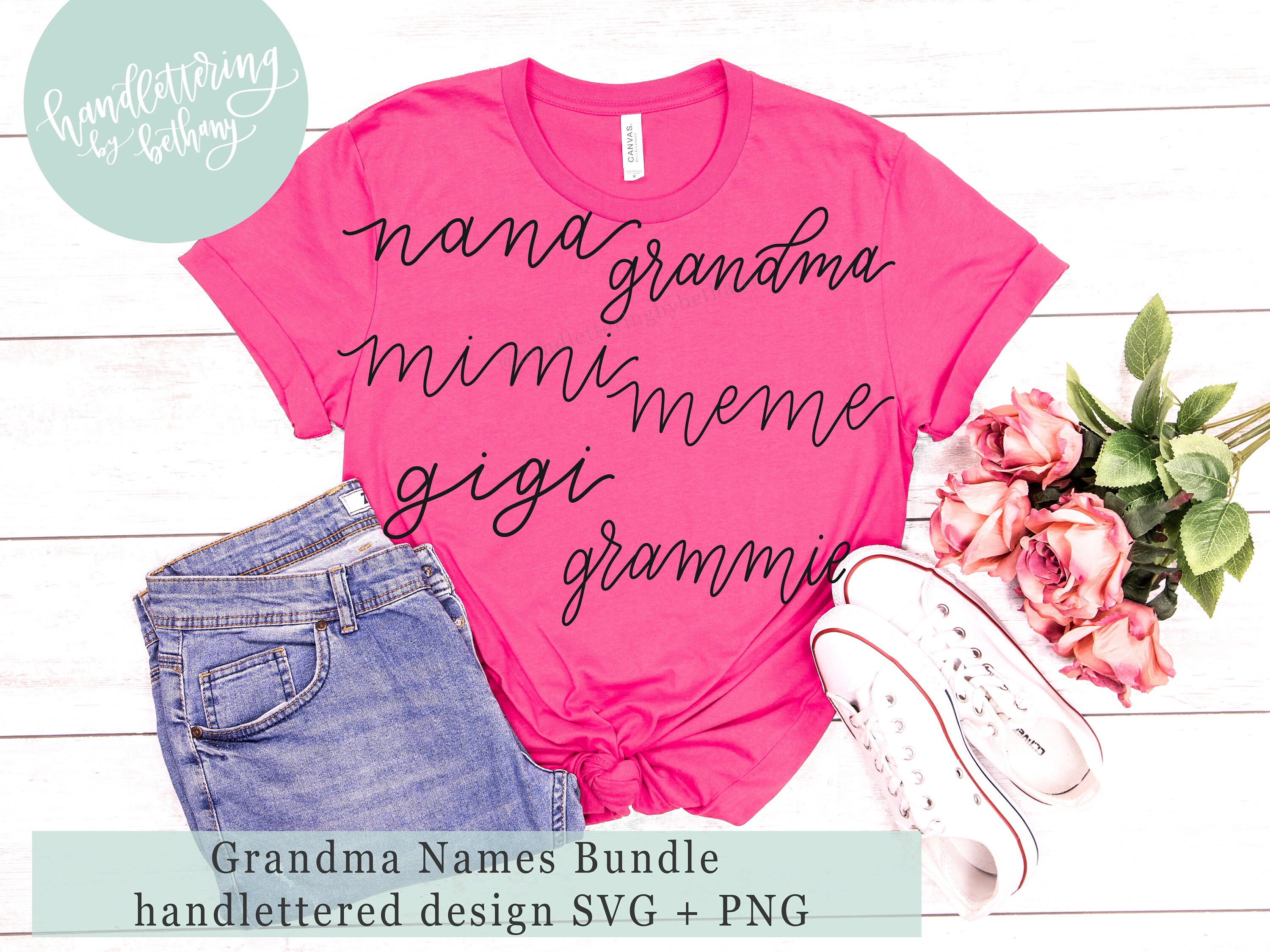 Grandma SVG Nana Cricut Cut File Mother's Day Gift - Etsy