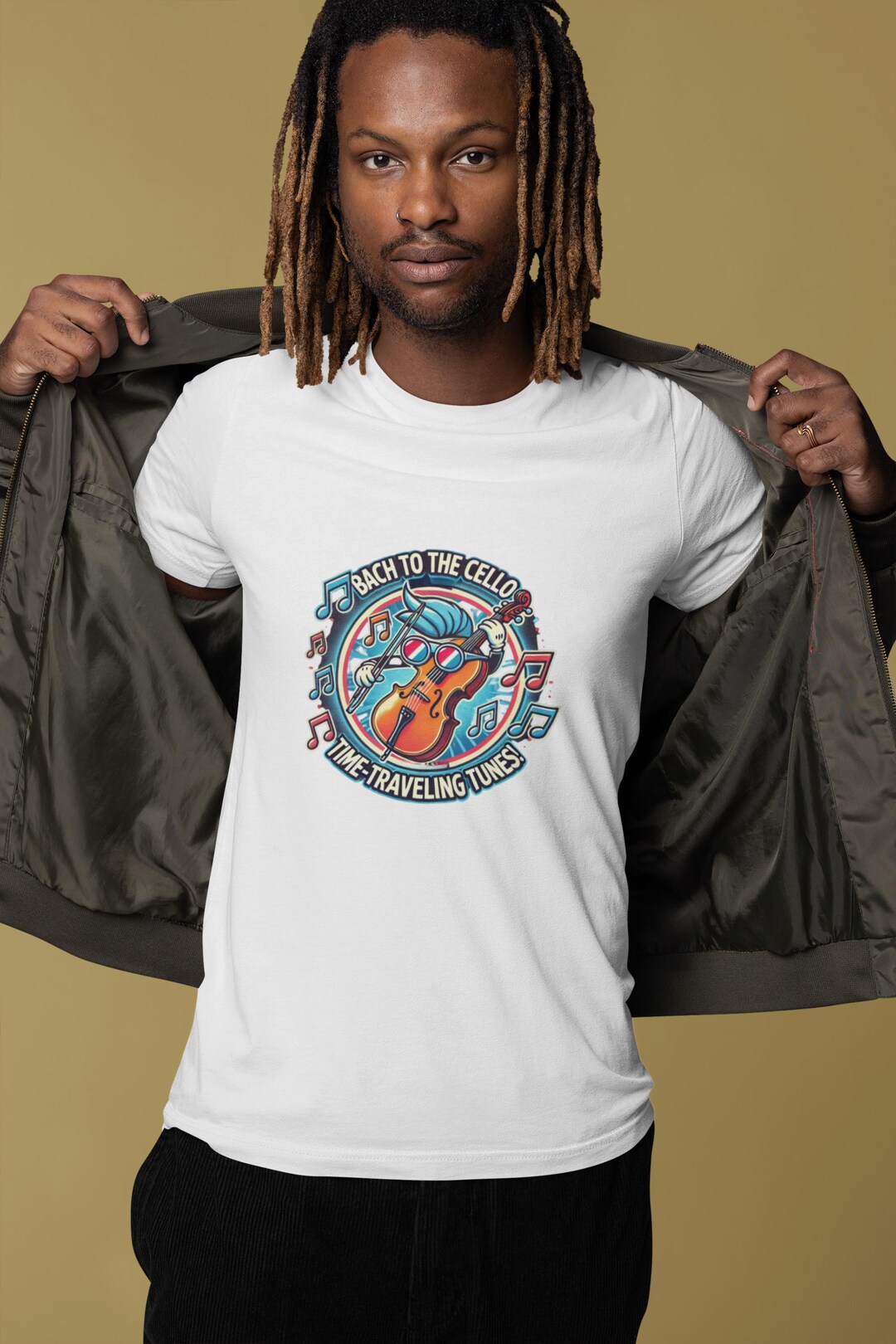 Retro Music Theme T-shirt, Perfect for Concerts, Gifts for Music Lovers ...